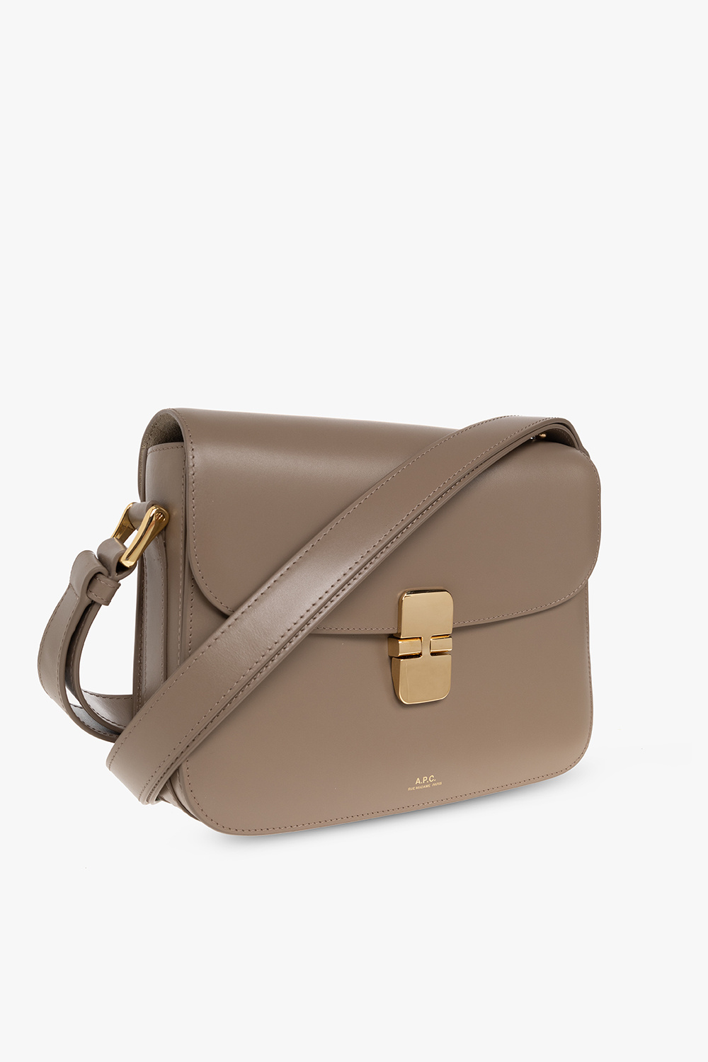 Beige 'Grace' shoulder bag A.P.C. - new bags were shown on